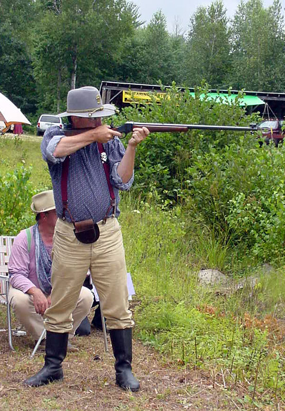 Dead Head shooting Long Range Rifle.